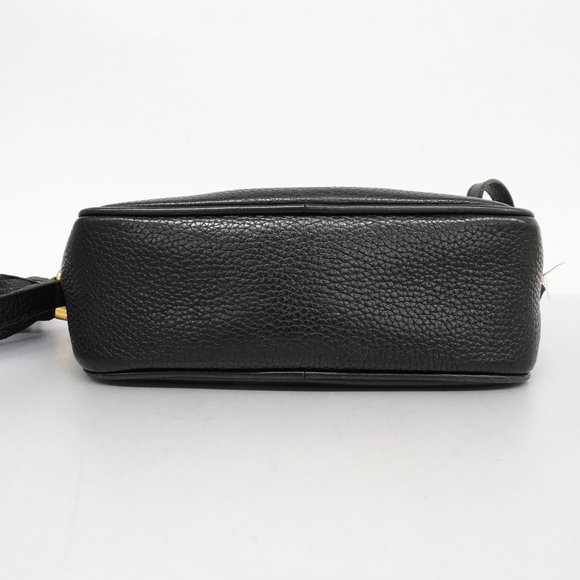 GUCCIAuth  Soho Shoulder Bag 308364 Women's Leather Shoulder Bag Black - Picture 3 of 10